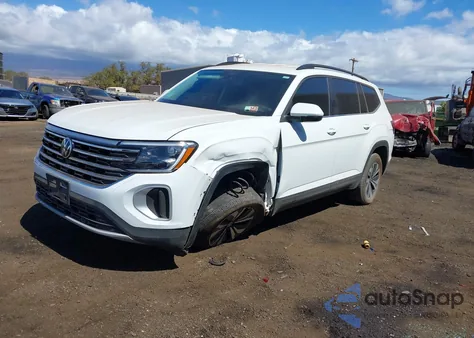 2024 Volkswagen Atlas 2.0T Se из США, поврежденный, VIN 1V2DR2CA2RC596228